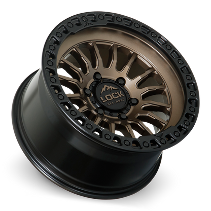 GRIT | 17X9 | 6X139.7 | +1 | MATTE BRONZE W MATTE BLACK RING | GRIT-7969MRMBR