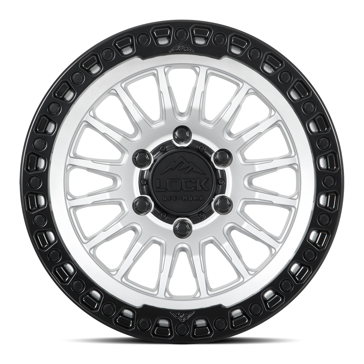 GRIT | 17X9 | 6X139.7 | +1 | MATTE SILVER W MATTE BLACK RING | GRIT-7969MSMBR