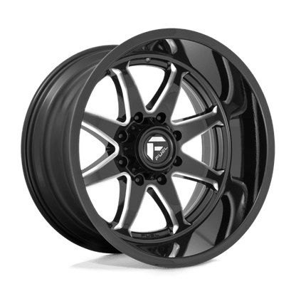 Fuel 1PC | D749 HAMMER | 20.0x9.00 | 8X180 | 1 | GLOSS BLACK MILLED