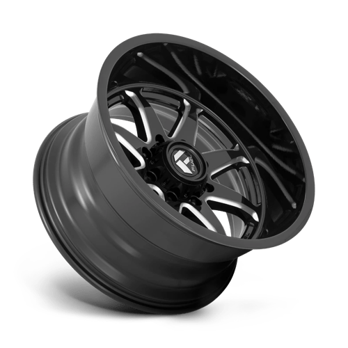 Fuel 1PC | D749 HAMMER | 20.0x10.00 | 8X170 | -18 | GLOSS BLACK MILLED