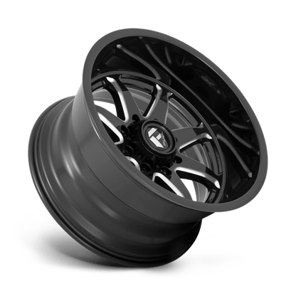 Fuel 1PC | D749 HAMMER | 20.0x10.00 | 6X139.7 | -18 | GLOSS BLACK MILLED