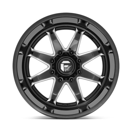 Fuel 1PC | D749 HAMMER | 20.0x9.00 | 6X139.7 | 1 | GLOSS BLACK MILLED