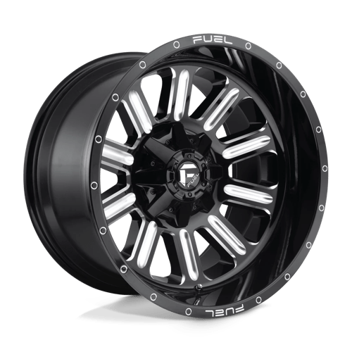 Fuel 1PC | D620 HARDLINE | 18.0x9.00 | 5X114.3/5X127 | 1 | GLOSS BLACK MILLED