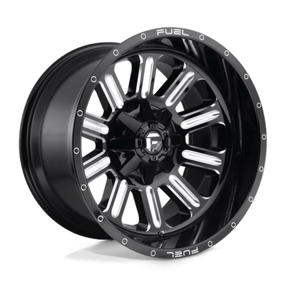 Fuel 1PC | D620 HARDLINE | 18.0x9.00 | 5X114.3/5X127 | 1 | GLOSS BLACK MILLED