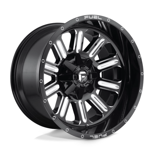 Fuel 1PC | D620 HARDLINE | 18.0x9.00 | 8X165.1 | 1 | GLOSS BLACK MILLED