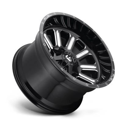 Fuel 1PC | D620 HARDLINE | 18.0x9.00 | 8X165.1 | 20 | GLOSS BLACK MILLED