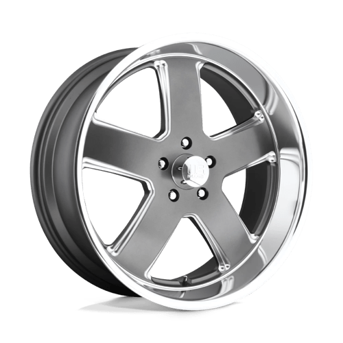 US Mag 1PC | U118 HUSTLER | 20.0x9.50 | 5X127 | 1 | MATTE GUN METAL