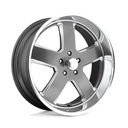 US Mag 1PC | U118 HUSTLER | 20.0x9.50 | 5X120.65 | 1 | MATTE GUN METAL