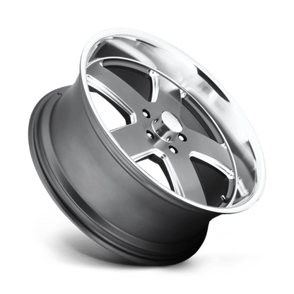 US Mag 1PC | U118 HUSTLER | 22.0x9.00 | 5X127 | 1 | MATTE GUN METAL