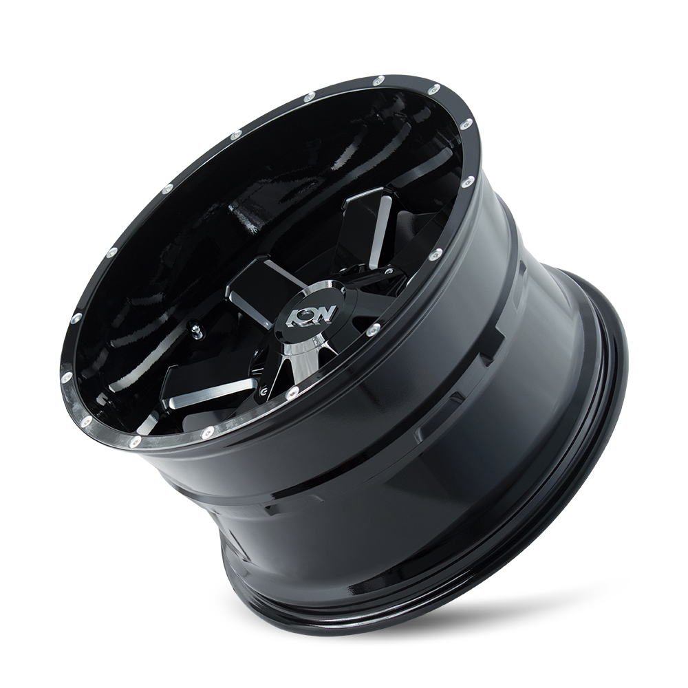 ION 141 GLOSS BLACK MILLED | 17x9 | 8-165.1 | -12mm | 141-7976M