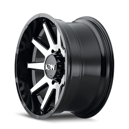ION 143 GLOSS BLACK MACHINED | 20x10 | 6-135 | -19mm | 143-2136BM