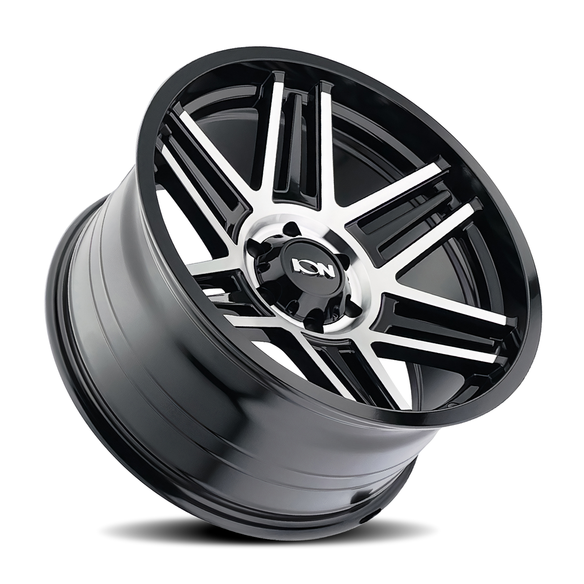 ION 147 GLOSS BLACK MACHINED | 20x10 | 6-135 | -19mm | 147-2136BM19