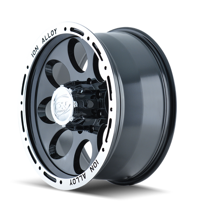 ION 174 GLOSS BLACK MACHINED | 15x8 | 5-120.65 | -27mm | 174-5861B