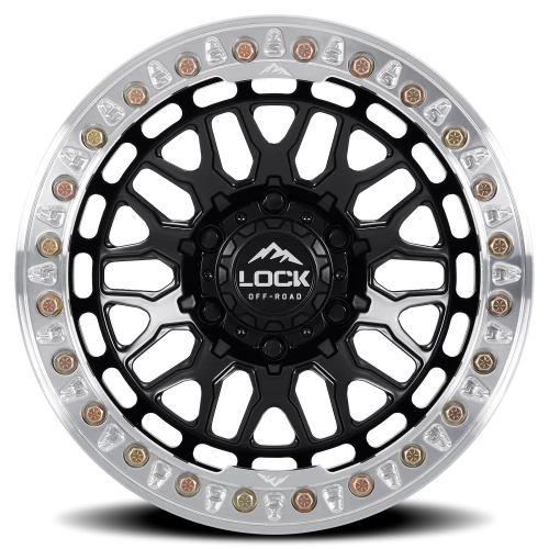 INVADER CASTING BEADLOCK | 17X9 | 6X135 | -38 | MATTE BLACK WITH MATTE BLACK RING | INVADER-7963MB38N - Image 3