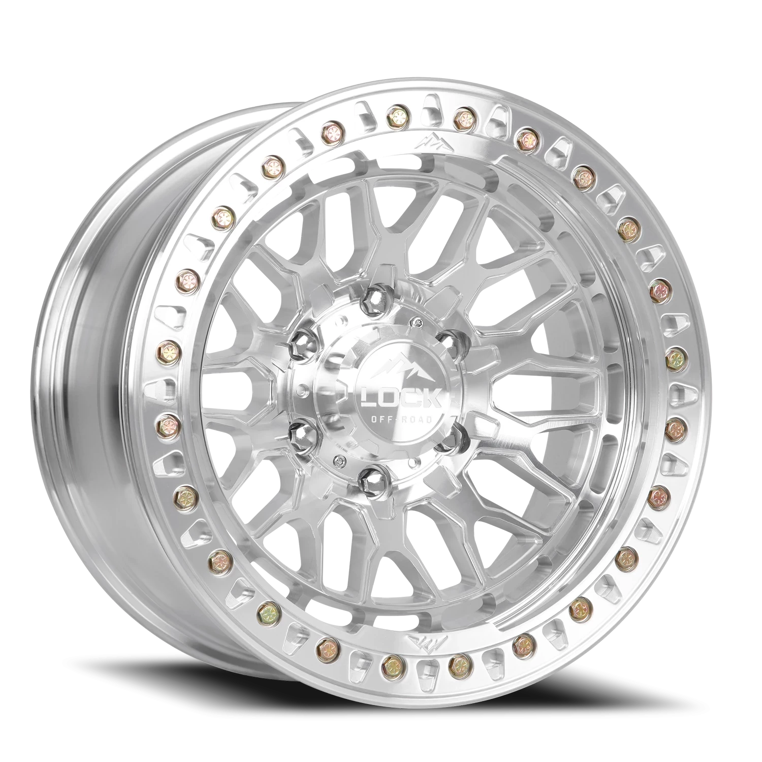 INVADER CASTING BEADLOCK | 17X9 | 6X135 | -38 | MACHINE WITH CLEAR COAT W MACHINED RING | INVADER-7963MC38N