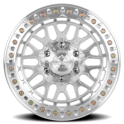 INVADER CASTING BEADLOCK | 17X9 | 6X135 | -12 | MACHINE WITH CLEAR COAT W MACHINED RING | INVADER-7963MC12N - Image 3