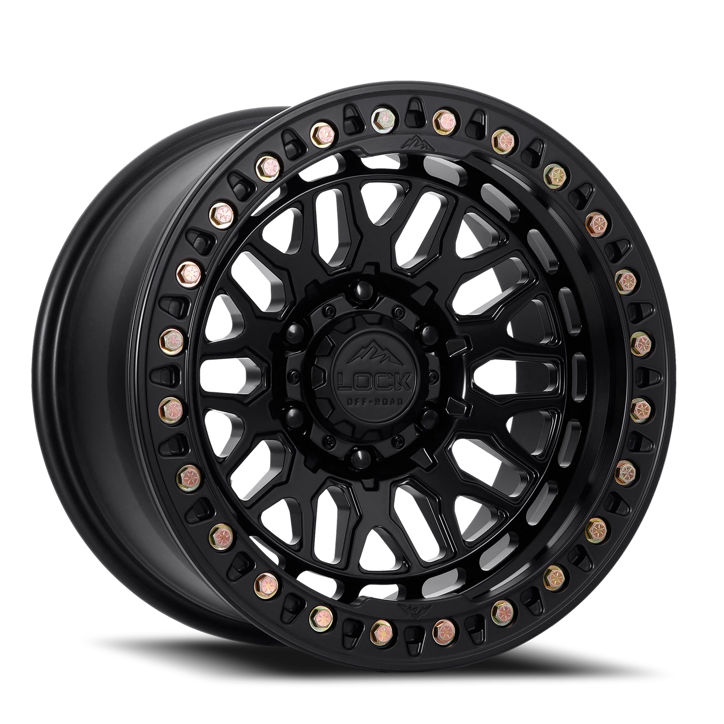 INVADER FORGED BEADLOCK | 17X9 | 5X127 | -38 | MATTE BLACK W MATTE BLACK FORGED | INVADER-7957MB38NF