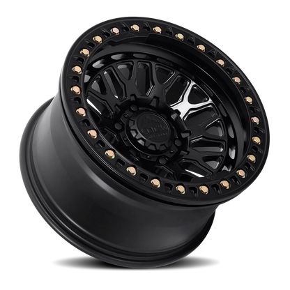 INVADER FORGED BEADLOCK | 17X9 | 5X127 | -38 | MATTE BLACK W MATTE BLACK FORGED | INVADER-7957MB38NF - Image 2