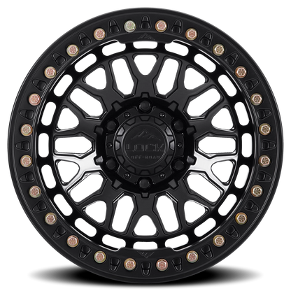 INVADER FORGED BEADLOCK | 17X9 | 5X127 | -38 | MATTE BLACK W MATTE BLACK FORGED | INVADER-7957MB38NF - Image 3