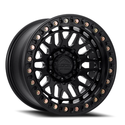 INVADER FORGED BEADLOCK | 17X9 | 6X135 | -38 | MATTE BLACK W MATTE BLACK FORGED | INVADER-7963MB38NF
