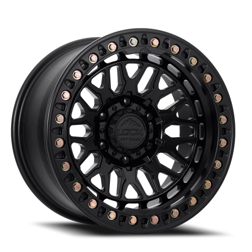 INVADER FORGED BEADLOCK | 17X9 | 8X165.1 | -38 | MATTE BLACK W MATTE BLACK FORGED | INVADER-7986MB38NF
