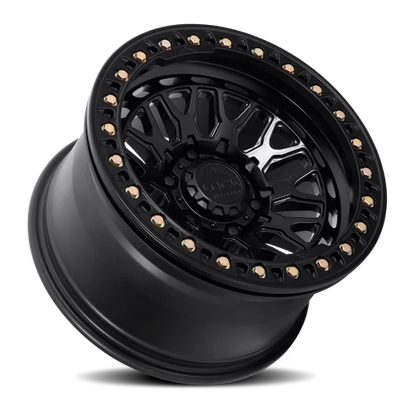INVADER FORGED BEADLOCK | 17X9 | 8X165.1 | -38 | MATTE BLACK W MATTE BLACK FORGED | INVADER-7986MB38NF - Image 2