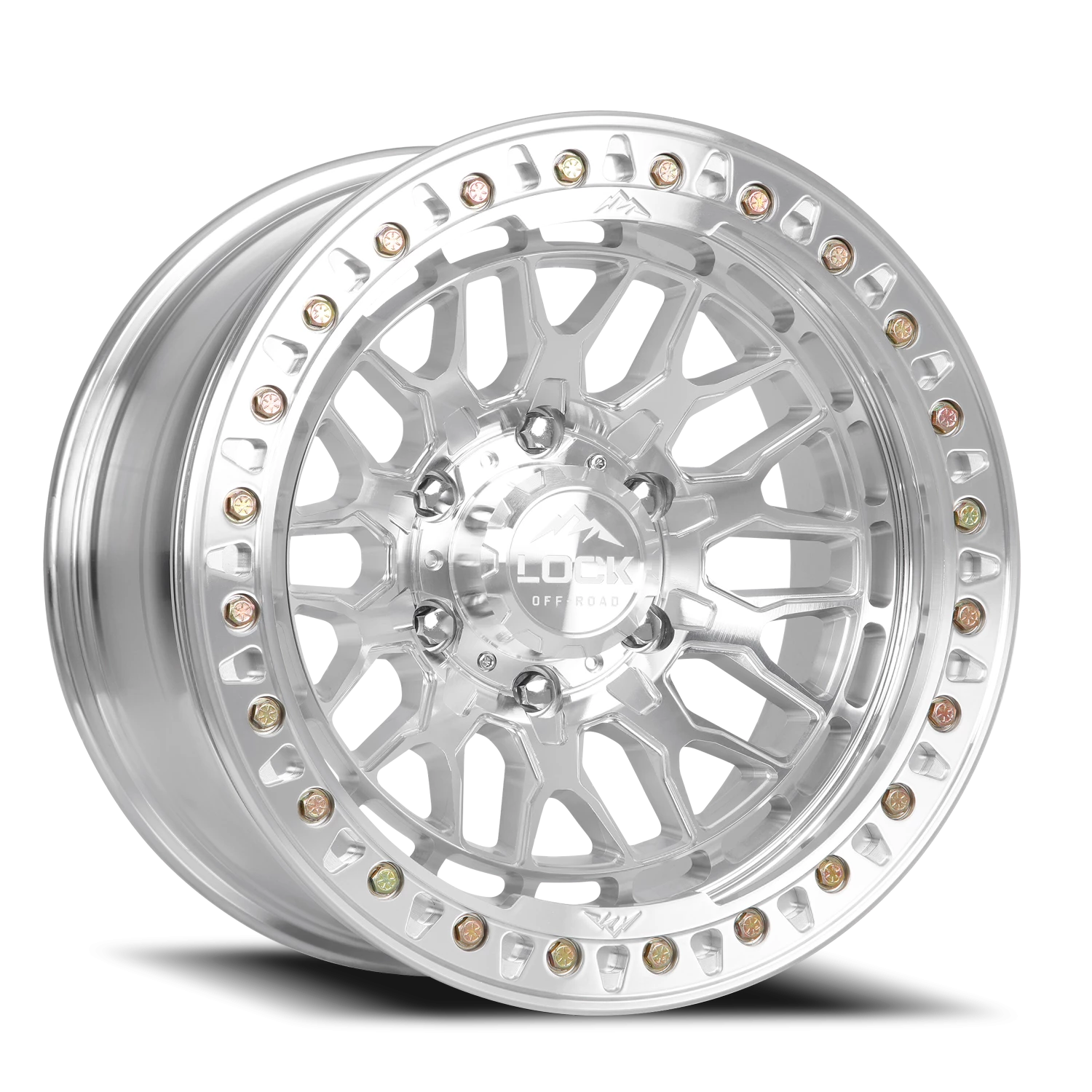 INVADER FORGED BEADLOCK | 17X9 | 6X135 | -38 | RAW MACHINE WITH MACHINE RING FORGED | INVADER-7963MC38NF