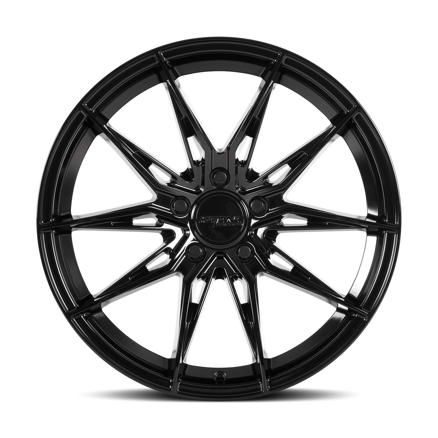 KATANA RACING KR10 Glossy Black | 18x8.0 | 5x100 | +40mm | KR10-188050GB