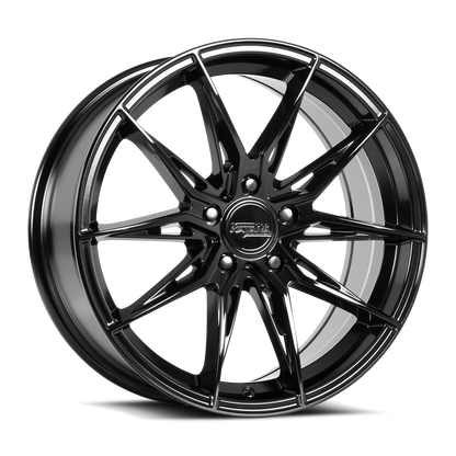 KATANA RACING KR10 Glossy Black | 18x8.0 | 5x108 | +40mm | KR10-188058GB
