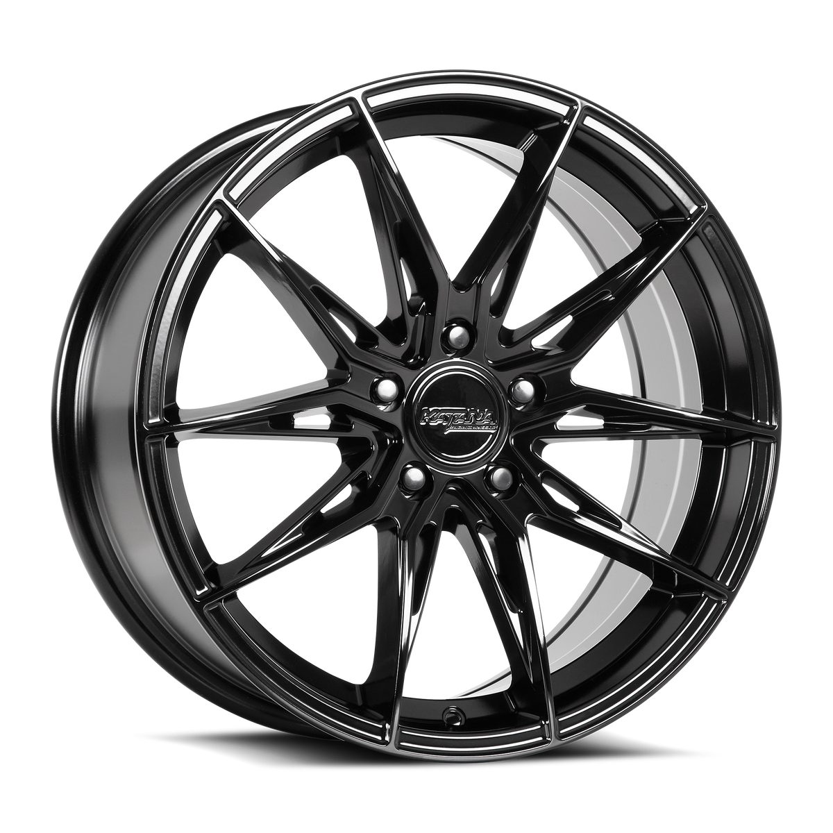 KATANA RACING KR10 Glossy Black | 18x8.0 | 5x120 | +40mm | KR10-188045GB
