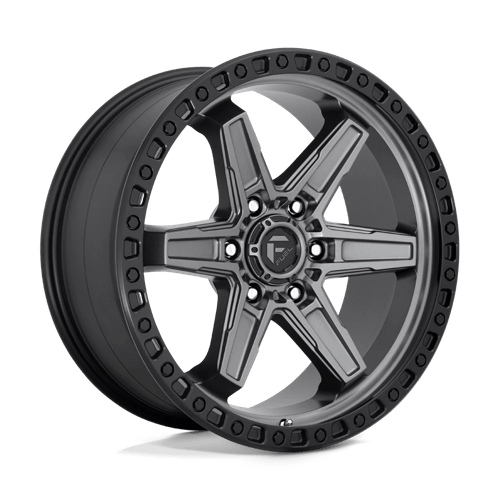 Fuel 1PC | D698 KICKER | 20.0x9.00 | 6X114.3 | 20 | MATTE GUNMETAL BLACK BEAD RING