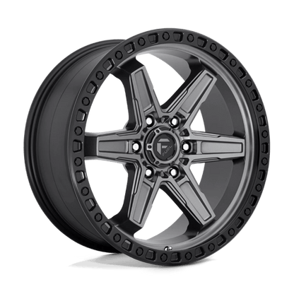 Fuel 1PC | D698 KICKER | 20.0x9.00 | 6X114.3 | 20 | MATTE GUNMETAL BLACK BEAD RING