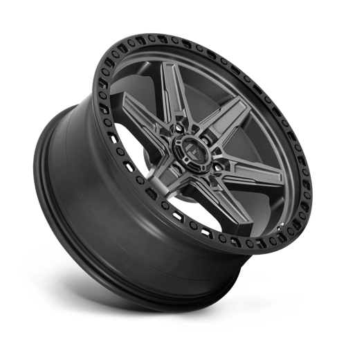 Fuel 1PC | D698 KICKER | 20.0x9.00 | 6X114.3 | 20 | MATTE GUNMETAL BLACK BEAD RING