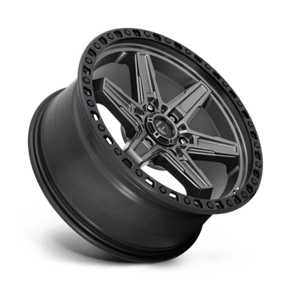 Fuel 1PC | D698 KICKER | 20.0x9.00 | 6X114.3 | 20 | MATTE GUNMETAL BLACK BEAD RING