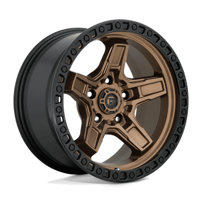 Fuel 1PC | D699 KICKER | 17.0x9.00 | 5X127 | -12 | MATTE BRONZE BLACK BEAD RING