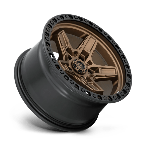 Fuel 1PC | D699 KICKER | 17.0x9.00 | 5X127 | -12 | MATTE BRONZE BLACK BEAD RING