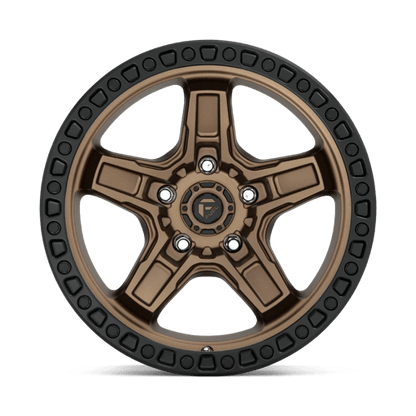 Fuel 1PC | D699 KICKER | 17.0x9.00 | 5X127 | -12 | MATTE BRONZE BLACK BEAD RING