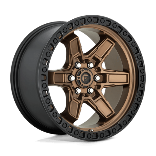Fuel 1PC | D699 KICKER | 17.0x9.00 | 6X114.3 | 12 | MATTE BRONZE BLACK BEAD RING