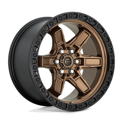 Fuel 1PC | D699 KICKER | 17.0x9.00 | 6X114.3 | 12 | MATTE BRONZE BLACK BEAD RING