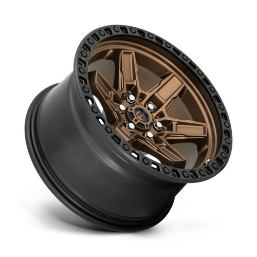 Fuel 1PC | D699 KICKER | 17.0x9.00 | 6X114.3 | 12 | MATTE BRONZE BLACK BEAD RING
