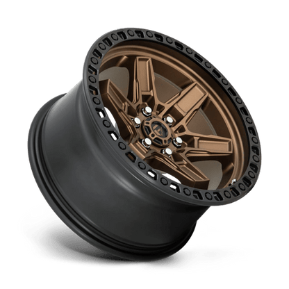 Fuel 1PC | D699 KICKER | 17.0x9.00 | 6X114.3 | 12 | MATTE BRONZE BLACK BEAD RING