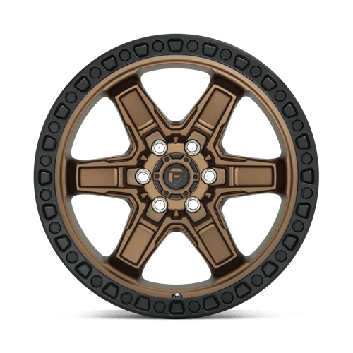Fuel 1PC | D699 KICKER | 17.0x9.00 | 6X114.3 | 12 | MATTE BRONZE BLACK BEAD RING