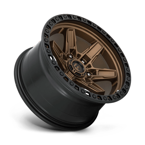 Fuel 1PC | D699 KICKER | 17.0x9.00 | 6X139.7 | -12 | MATTE BRONZE BLACK BEAD RING