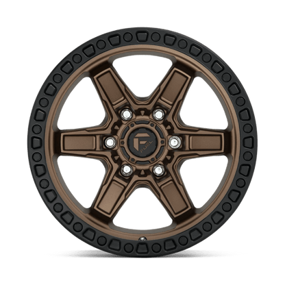 Fuel 1PC | D699 KICKER | 17.0x9.00 | 6X139.7 | 1 | MATTE BRONZE BLACK BEAD RING