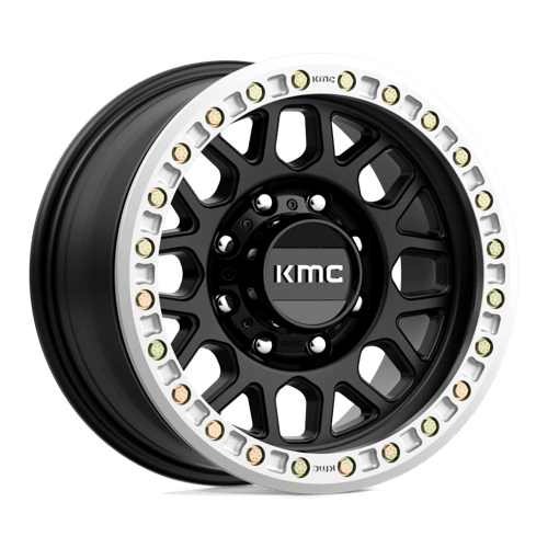 KMC | KM234 GRENADE DESERT BEADLOCK | 17.0x8.50 | 8X165.1 | 0 | SATIN BLACK