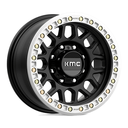 KMC | KM234 GRENADE DESERT BEADLOCK | 17.0x8.50 | 8X165.1 | 0 | SATIN BLACK