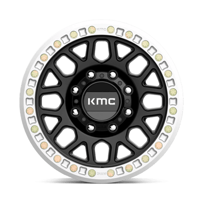 KMC | KM234 GRENADE DESERT BEADLOCK | 17.0x8.50 | 8X165.1 | 0 | SATIN BLACK