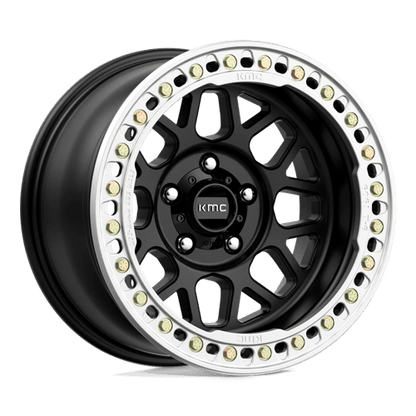 KMC | KM235 GRENADE CRAWL BEADLOCK | 17.0x9.00 | 5X127 | -38 | SATIN BLACK