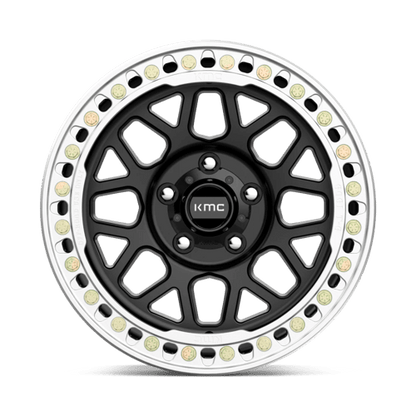 KMC | KM235 GRENADE CRAWL BEADLOCK | 17.0x9.00 | 5X127 | -38 | SATIN BLACK