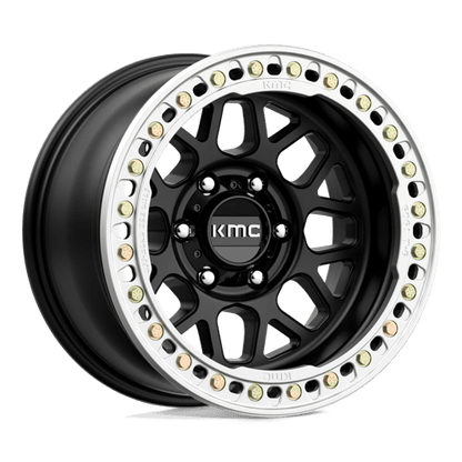 KMC | KM235 GRENADE CRAWL BEADLOCK | 17.0x9.00 | 6X139.7 | -38 | SATIN BLACK